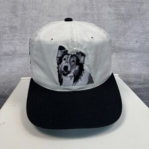Lassie Hat Mens Snapback Cap White 2 Toned Blockhead Tv Show Vtg 90s Novelteez